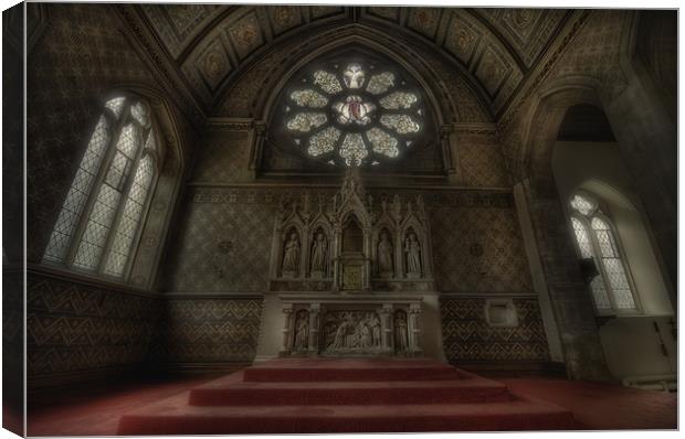 Abandoned chaple Canvas Print by andrew bagley