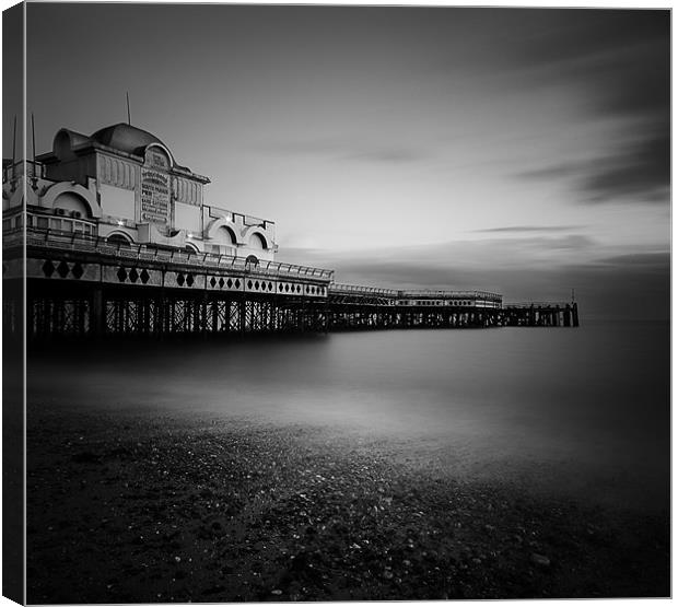 :Southsea pier: Canvas Print by andrew bagley