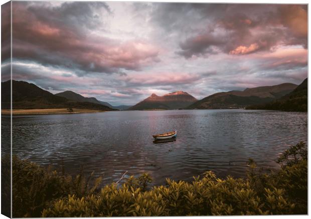 Loch Leven Canvas Print by andrew bagley