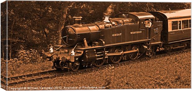 51XX Class GWR No.5164 Canvas Print by William Kempster