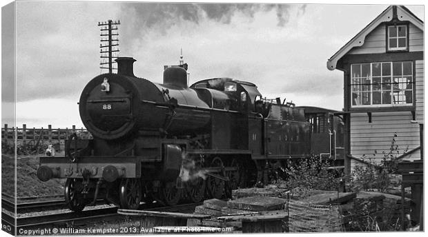 S&DJR 2-8-0 7F NO.88 Canvas Print by William Kempster