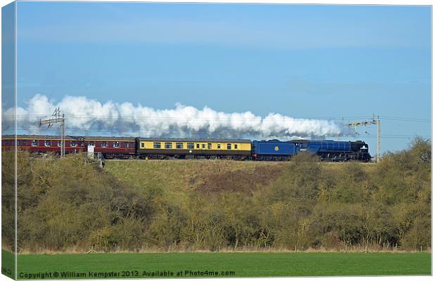 The Cathedrals Express Canvas Print by William Kempster