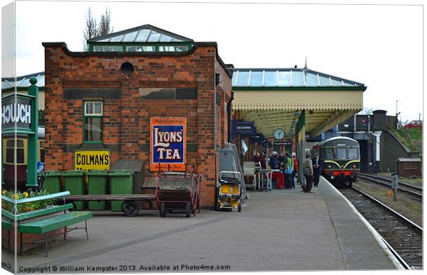 GCR Loughborough Station Canvas Print by William Kempster
