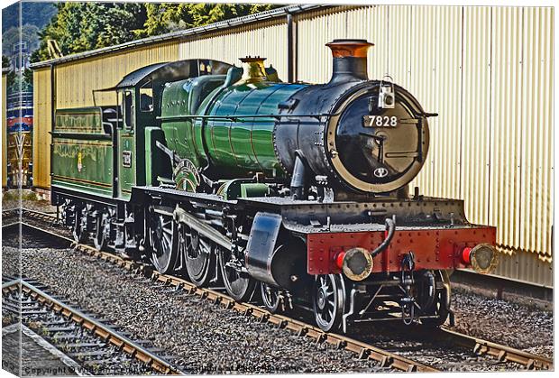 WSR Manor Class No 7828 “Norton Manor” Canvas Print by William Kempster