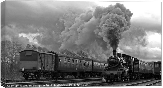 BR Standard 2 Mogul No 78019 Canvas Print by William Kempster