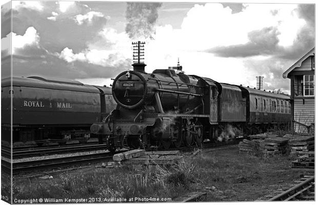 Southern Built 8F No 48624 Canvas Print by William Kempster