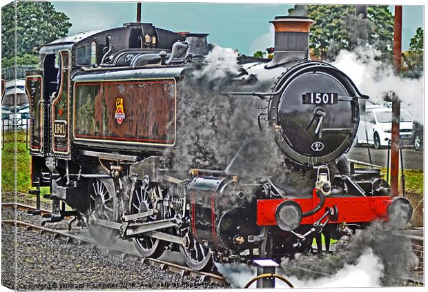 GWR Class 15xx No.1501 Canvas Print by William Kempster