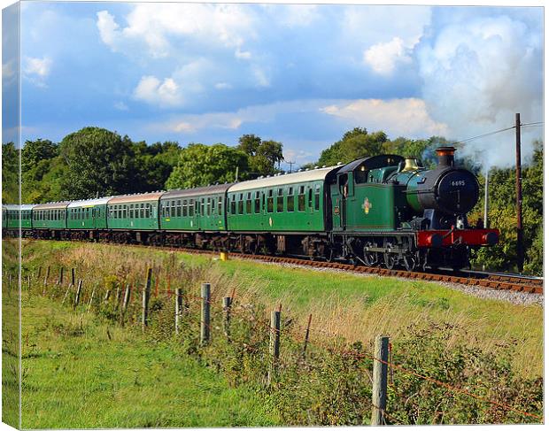 GWR Class 56XX No.6695 Canvas Print by William Kempster