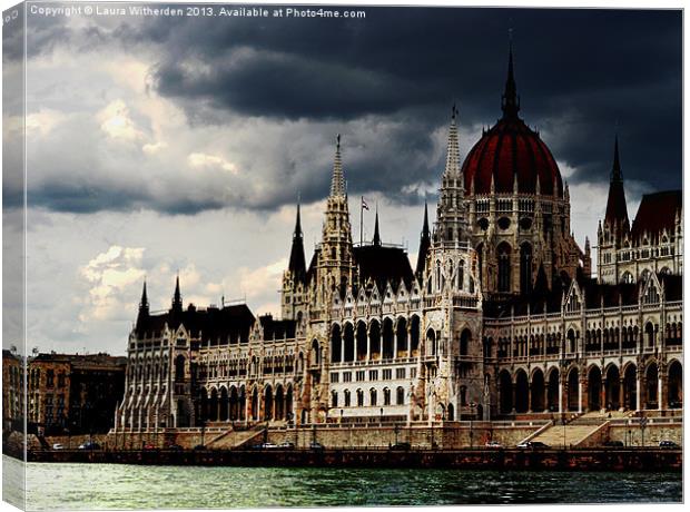 Banks of the Danube Canvas Print by Laura Witherden