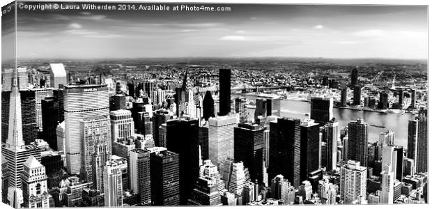  New York Skyline Canvas Print by Laura Witherden