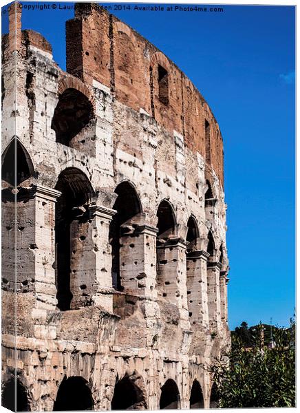 Colosseum  Canvas Print by Laura Witherden
