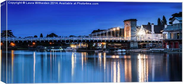 Marlow by Night Canvas Print by Laura Witherden