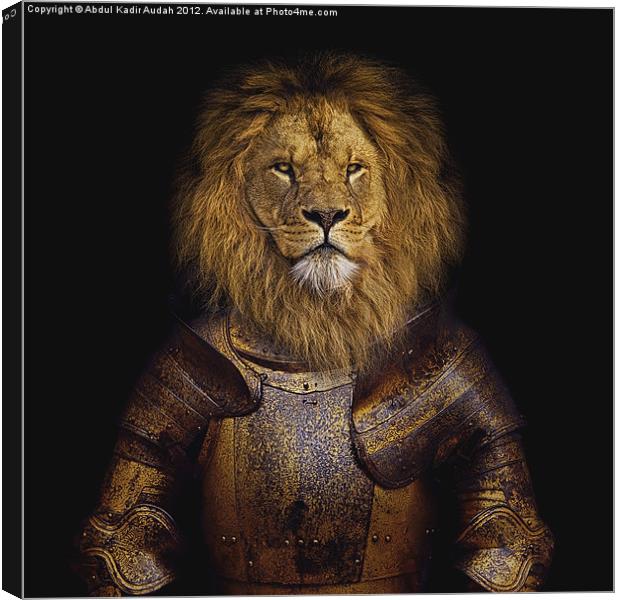 Leo The Lionheart Canvas Print by Abdul Kadir Audah