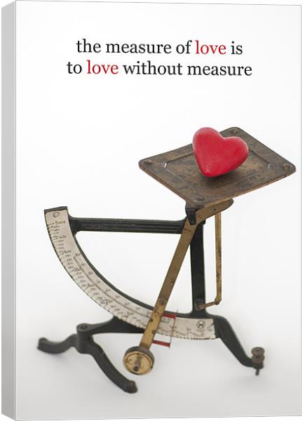 Love Measurement Canvas Print by Abdul Kadir Audah