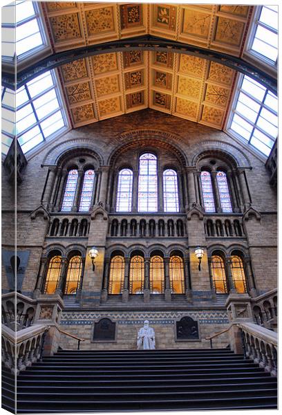 The Natural History Museum London Canvas Print by Abdul Kadir Audah