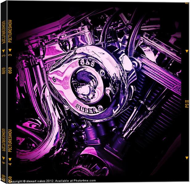 Super engine 1 Canvas Print by stewart oakes