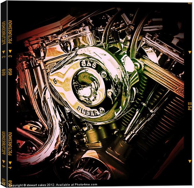 Super engine 3 Canvas Print by stewart oakes