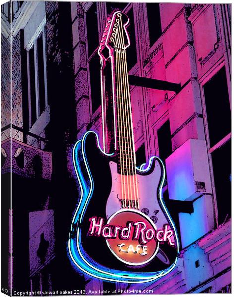 Not soft rock but HARD ROCK Canvas Print by stewart oakes