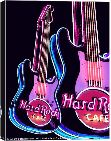 Not soft rock but HARD ROCK 3 Canvas Print by stewart oakes