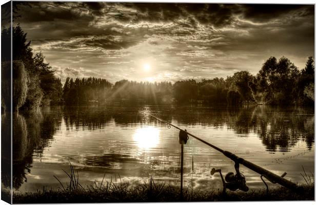 Perfect end to the day Canvas Print by stewart oakes