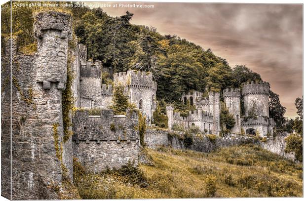 Gwrych Castle Collection 40 Canvas Print by stewart oakes