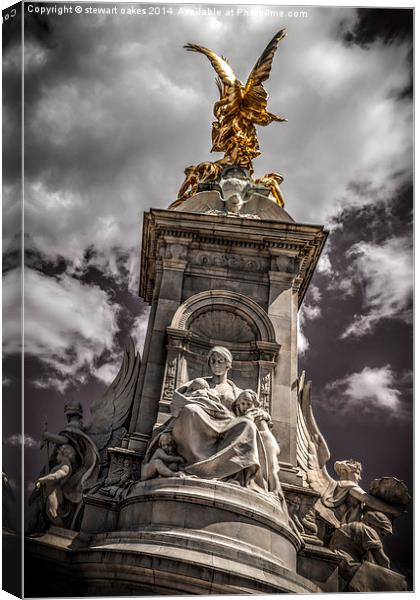 Queen Victoria Memorial Canvas Print by stewart oakes