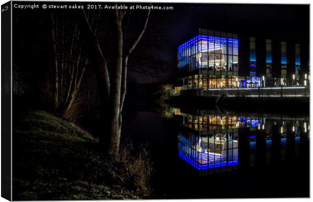 Cinema Night Canvas Print by stewart oakes