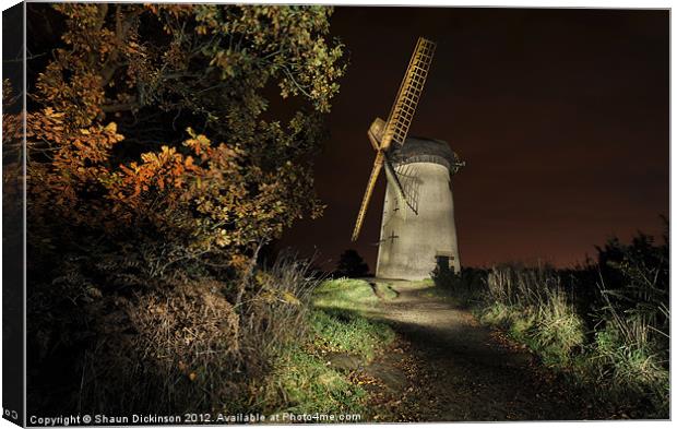 BIDSTON WINDMILL Canvas Print by Shaun Dickinson