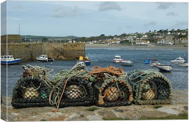 Pots from St Michaels Mount Canvas Print by Philip Needham