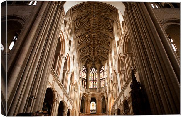 Cathedral Ceiling Canvas Print by Howie Marsh