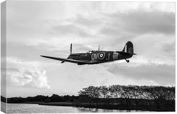 Spitfire Canvas Print by Andrew Rotherham