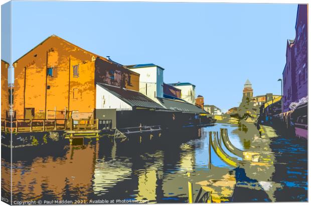Wigan pier Canvas Print by Paul Madden