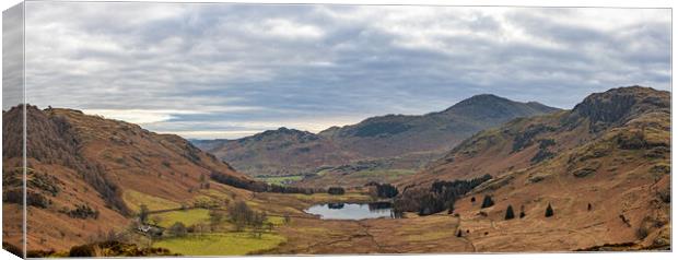 Blea Tarn Lake District from Side Pike Canvas Print by Paul Madden