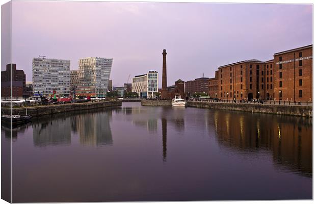 Canning Dock Liverpool Canvas Print by Paul Madden