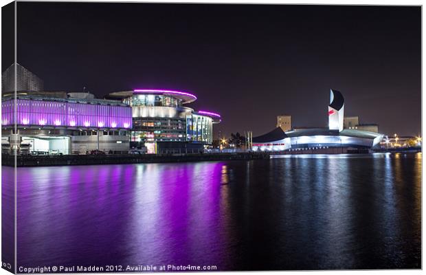 Media City Lowrie Centre Canvas Print by Paul Madden