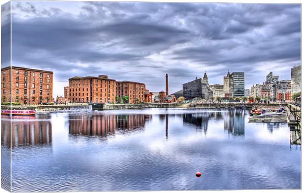 Salthouse Dock Liverpool HDR Canvas Print by Paul Madden