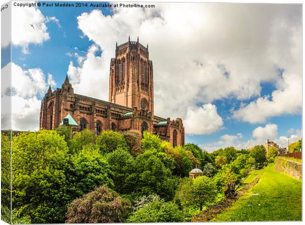 Anglican Cathedral Liverpool Canvas Print by Paul Madden