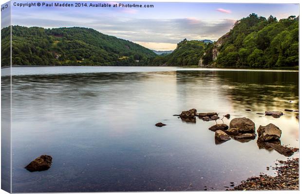 Llyn Gwynant Canvas Print by Paul Madden