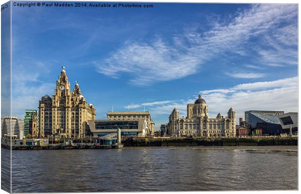 The Three Graces Canvas Print by Paul Madden