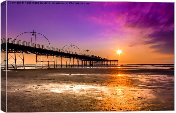 Pier Pressure Canvas Print by Paul Madden