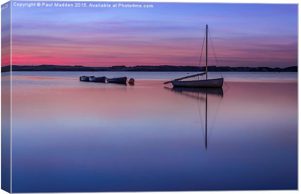 Calm waters Canvas Print by Paul Madden