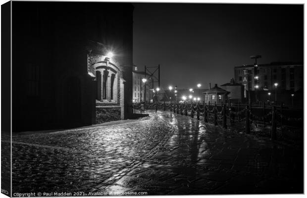Path to the Albert Dock Canvas Print by Paul Madden