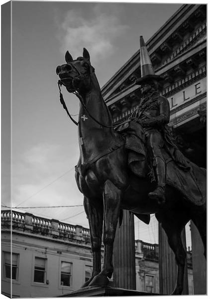 Duke of Wellington B&W Canvas Print by Daniel Gilroy