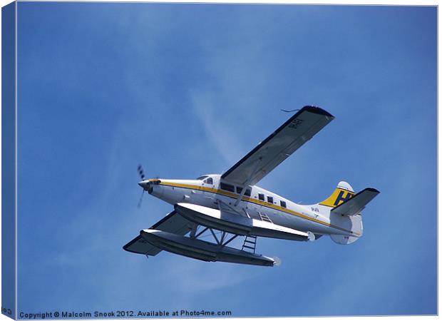 DHC-3 Turbine Single Otter Canvas Print by Malcolm Snook