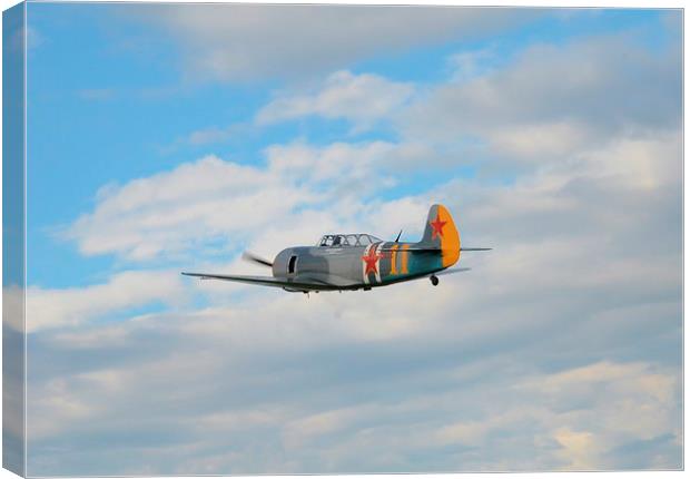 Yak 11 Fighter Trainer Canvas Print by Malcolm Snook