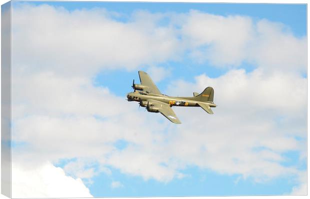 B17 Flying Fortress Canvas Print by Malcolm Snook