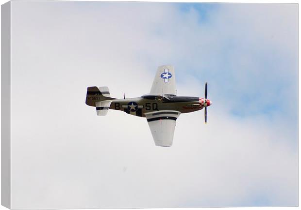 P51 Mustang Canvas Print by Malcolm Snook