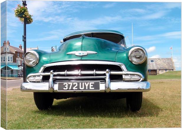  Classic American Sedan Canvas Print by Malcolm Snook