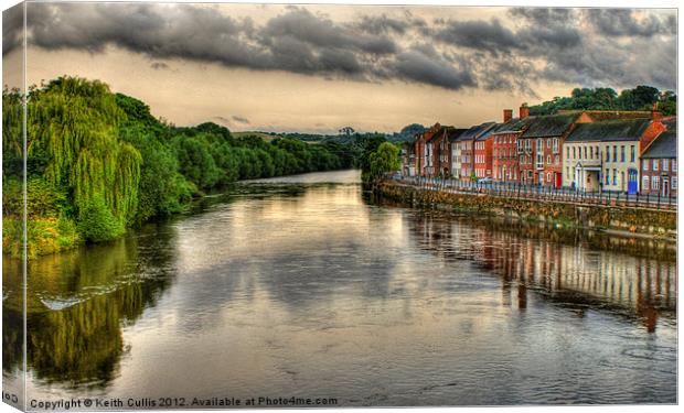 A View From Bewdley Bridge Canvas Print by Keith Cullis