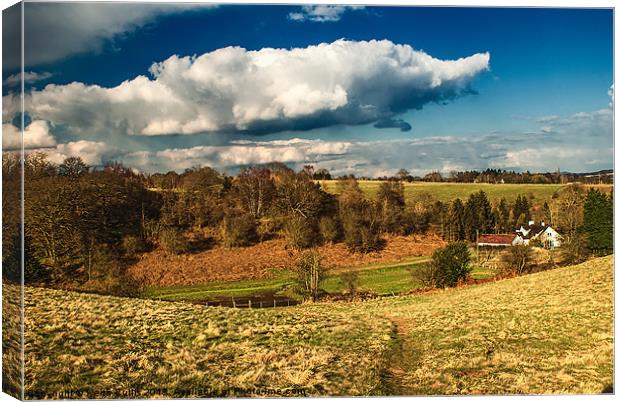 Valley View Canvas Print by Keith Cullis